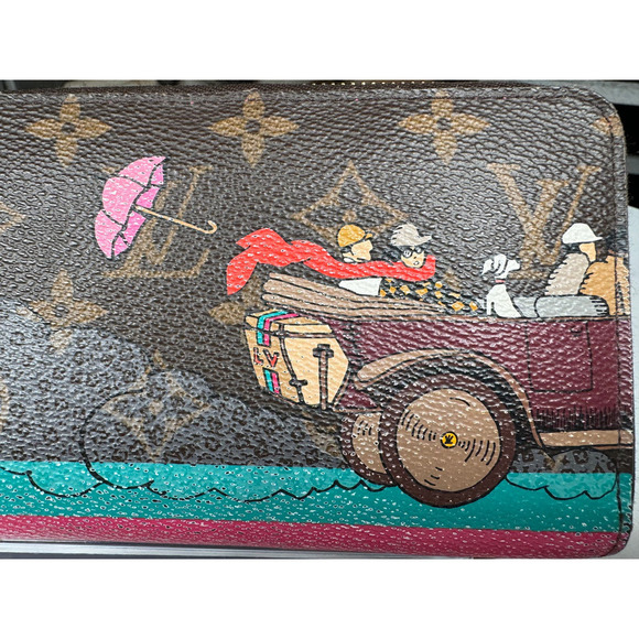 Louis Vuitton Monogram Canvas Evasion Illustre Zippy Wallet - Picture 11 of 12